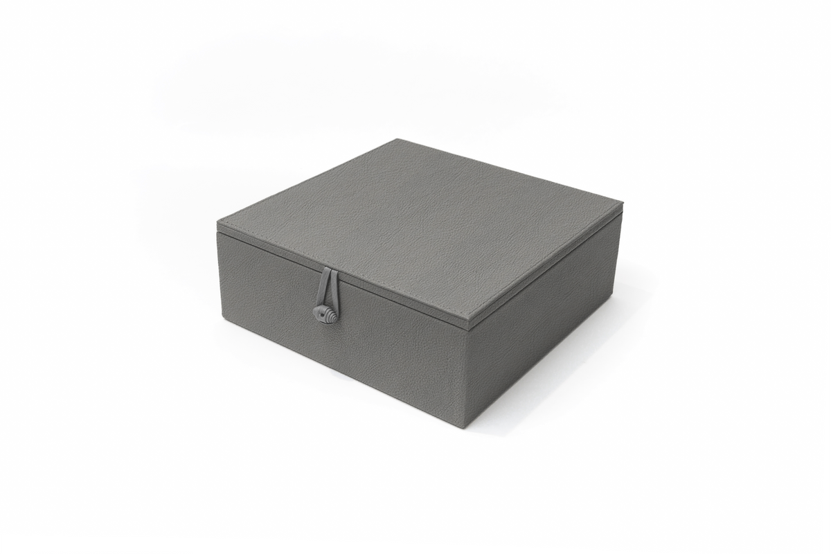 Caja de Té Nudo 9 Tapa de Piel o Con Vidrio