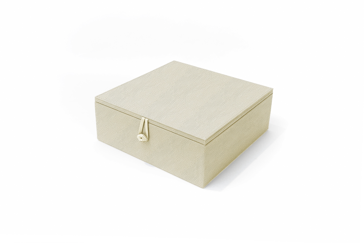 Caja de Té Nudo 9 Tapa de Piel o Con Vidrio