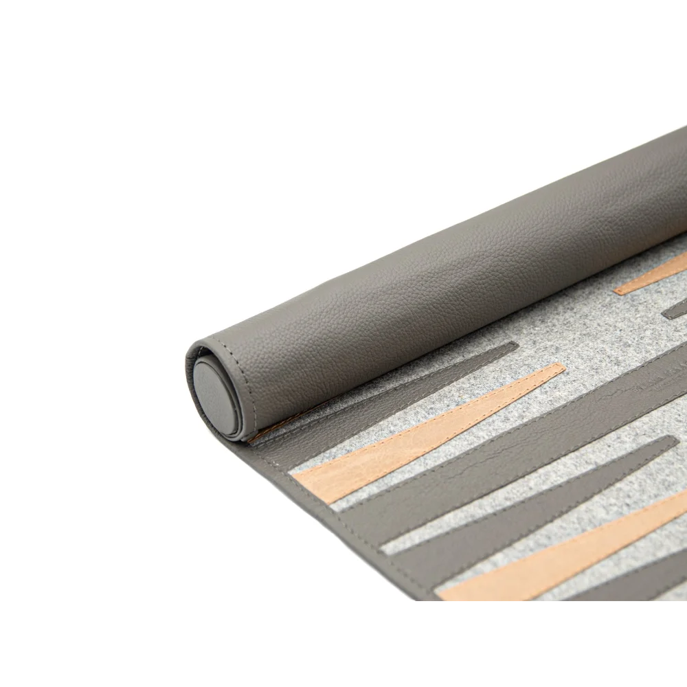 Backgammon de Viaje - Gris Oxford - Juegos