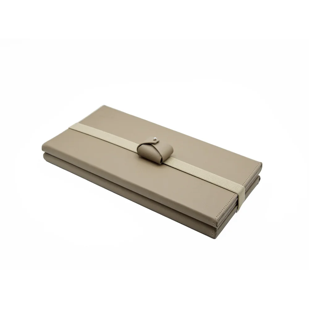 Backgammon Plegable - Taupe - Juegos