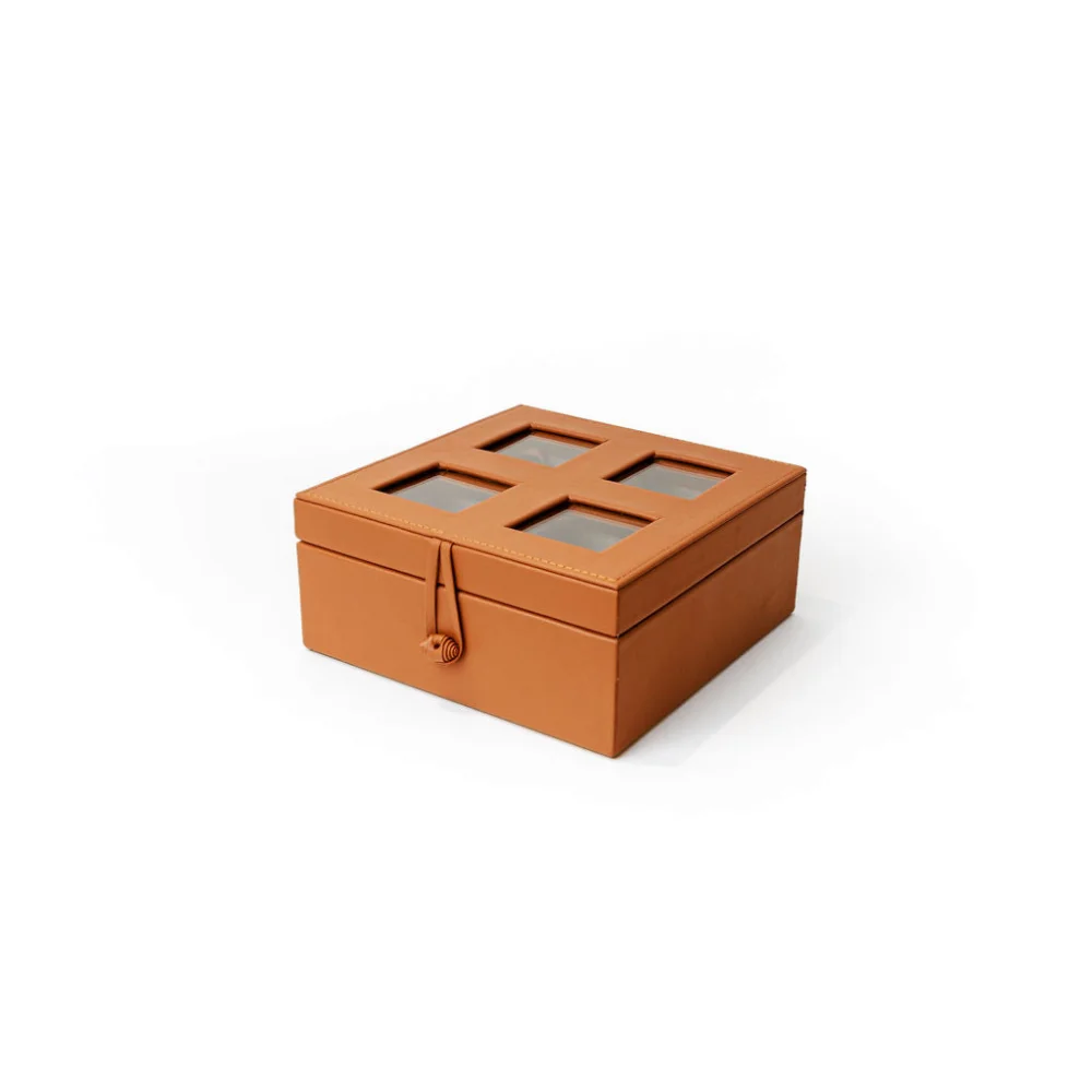 Caja 4 Relojes - Miel E - Relojes