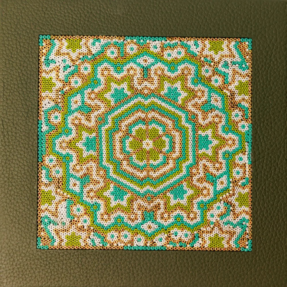 Caja Cubilete Cartas y Domino con Huichol - Juegos