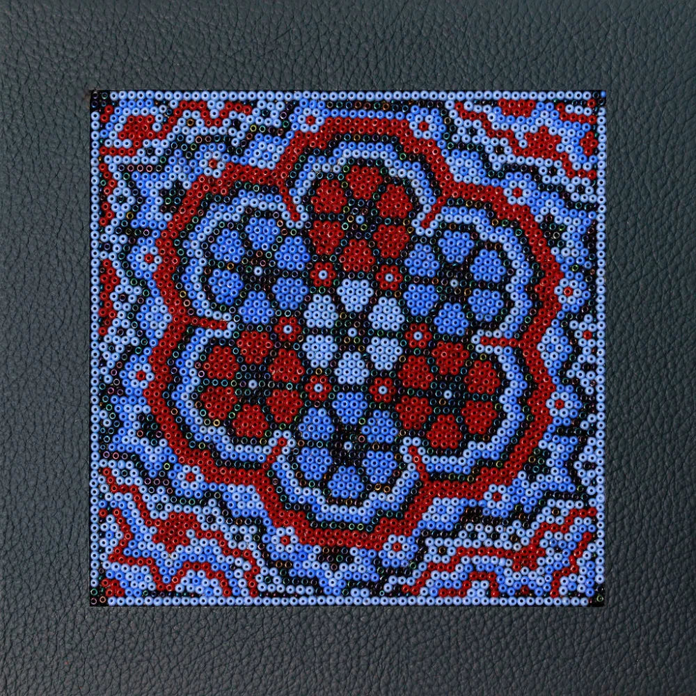 Caja Cubilete Cartas y Domino con Huichol - Juegos