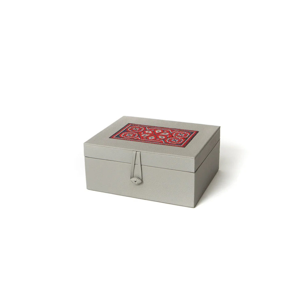 Caja Cubilete Cartas y Domino con Huichol - Juegos