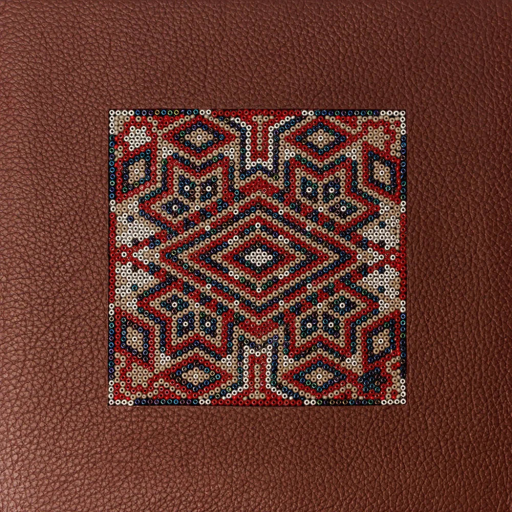 Caja Cubilete Cartas y Domino con Huichol - Juegos