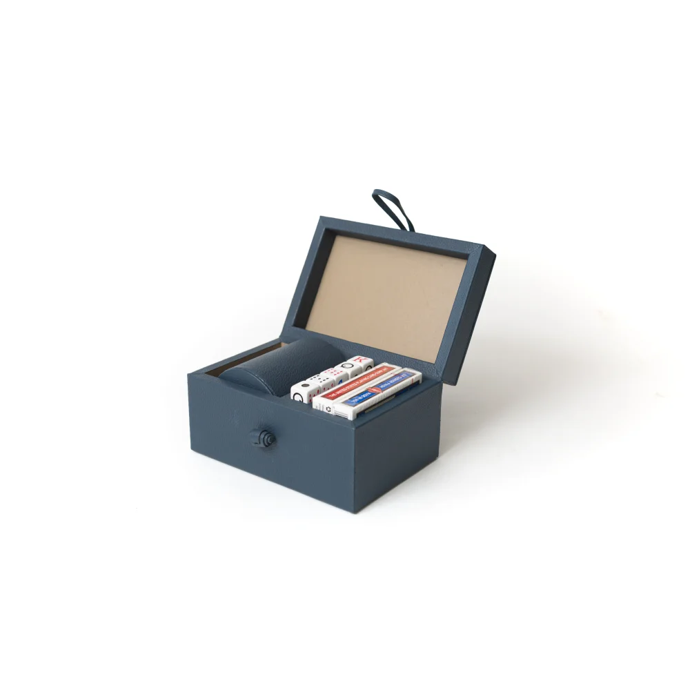 Caja Cubilete y Cartas con Huichol - Juegos