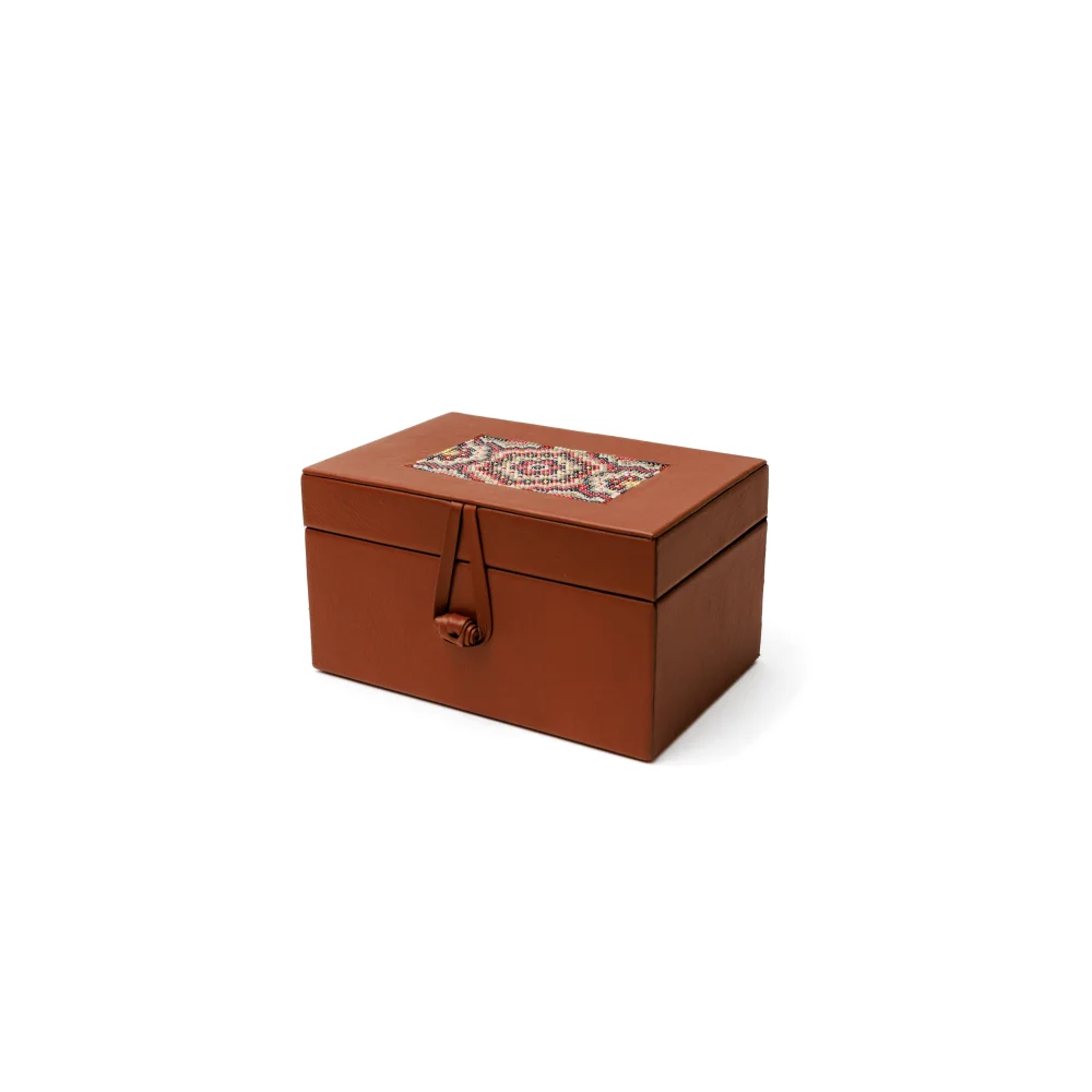 Caja Cubilete y Cartas con Huichol - Huichol / Tabaco E - Juegos