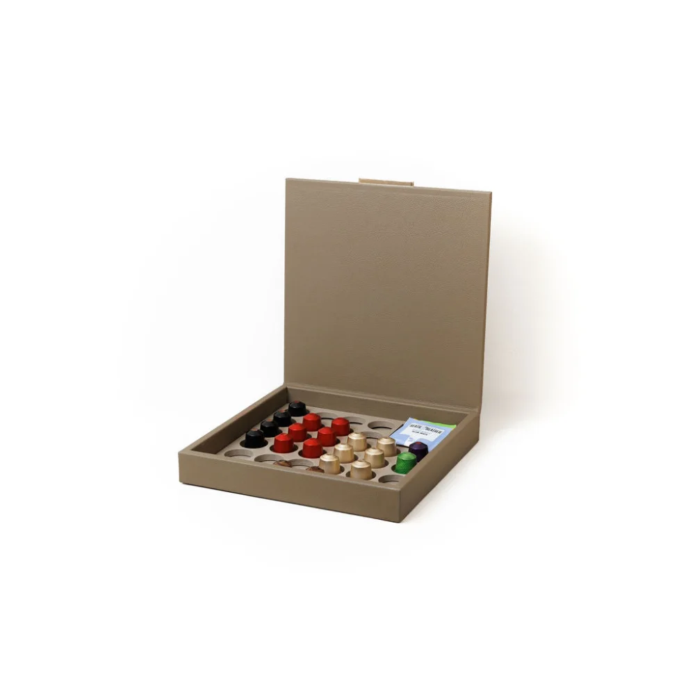 Caja de Nespresso 32 Capsulas - Taupe / Herraje - Té