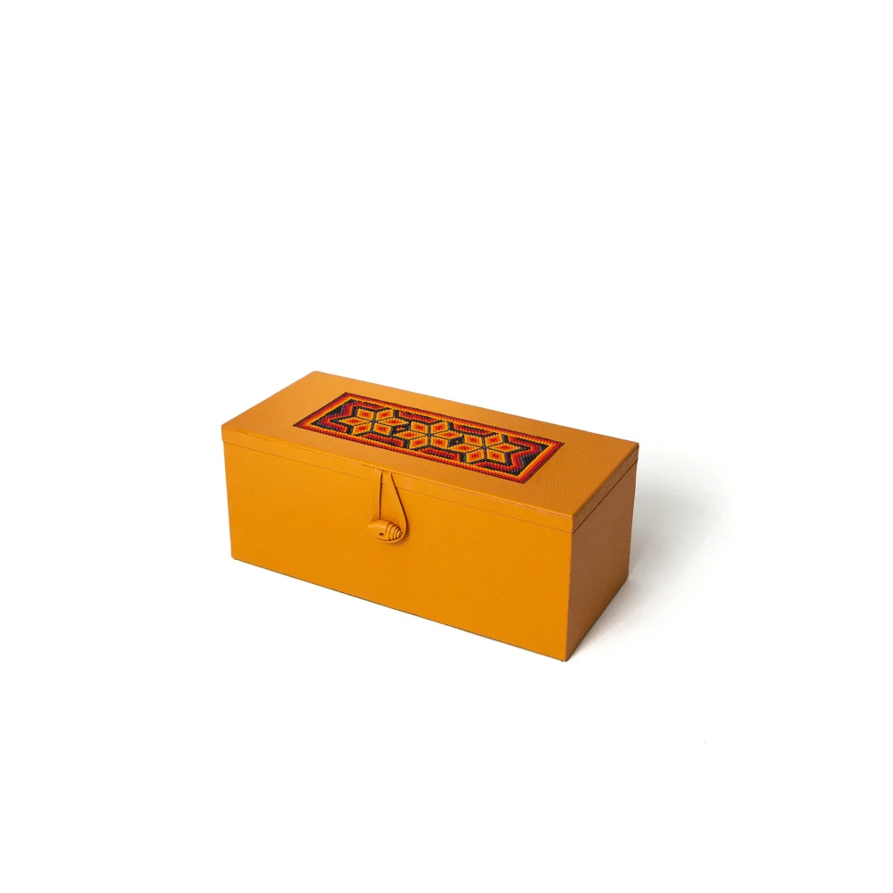 Caja de Te Nudo 3 Div con Huichol