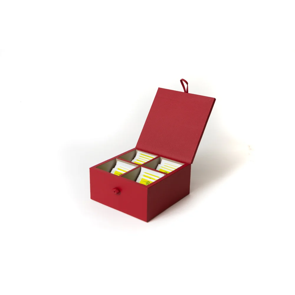 Caja de Te Nudo 4 Div con Telar - Té