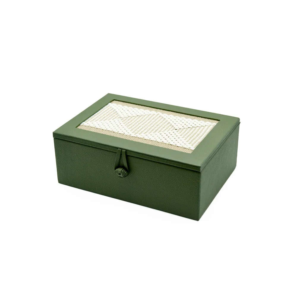 Caja de Te Nudo 6 Div con Telar - Verde Limón - Té