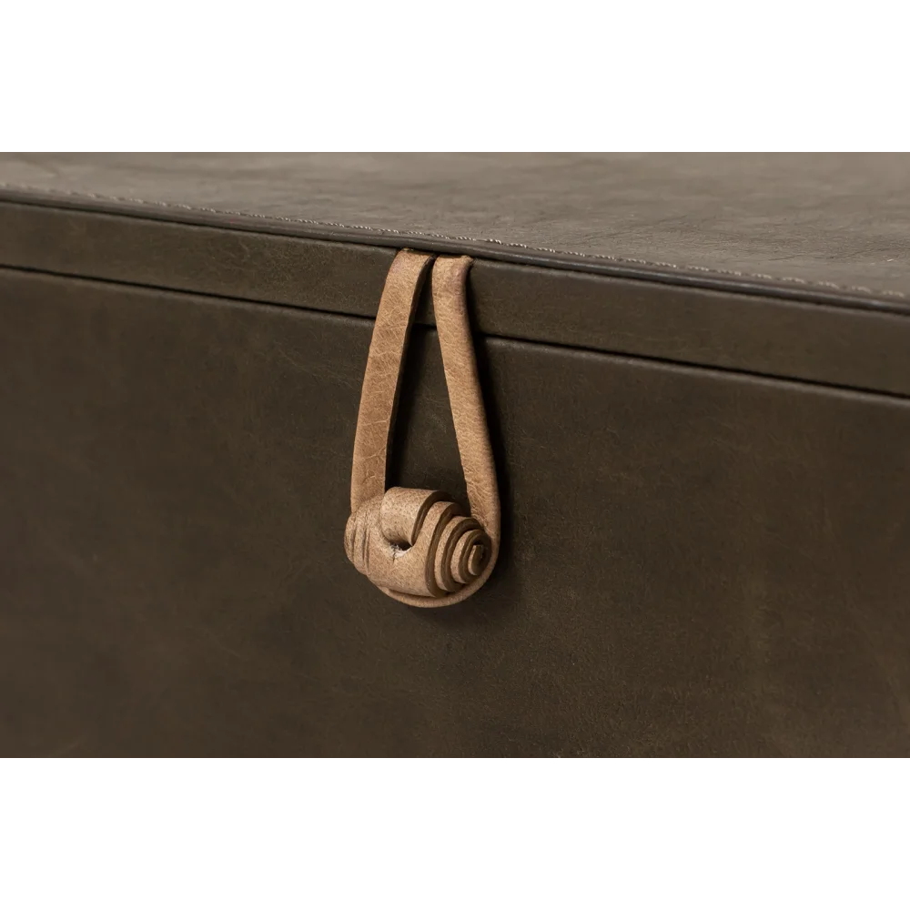 Caja de Té Nudo 9 Tapa de Piel o Con Vidrio - Té