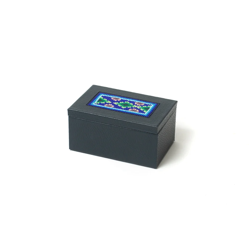 Caja Rectangular Chica con Huichol