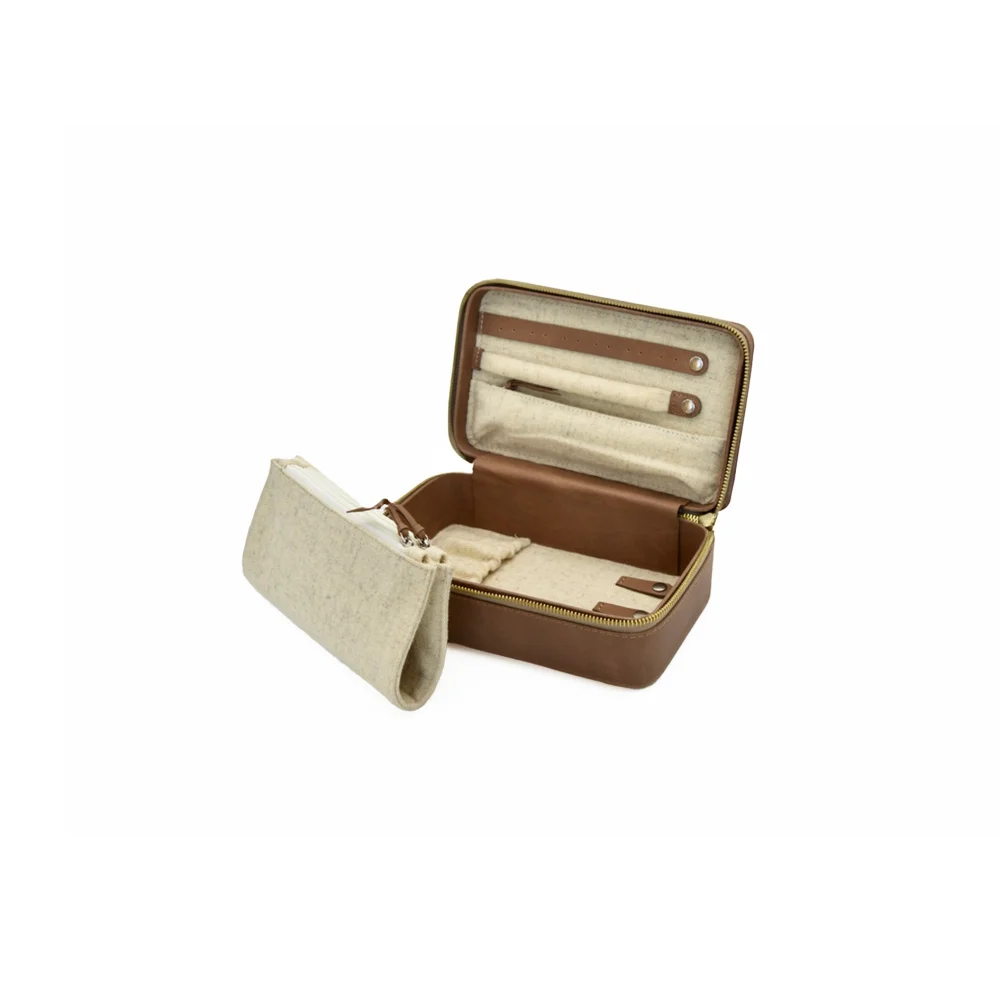 Joyero Cierre Mediano - Tabaco E - Joyero