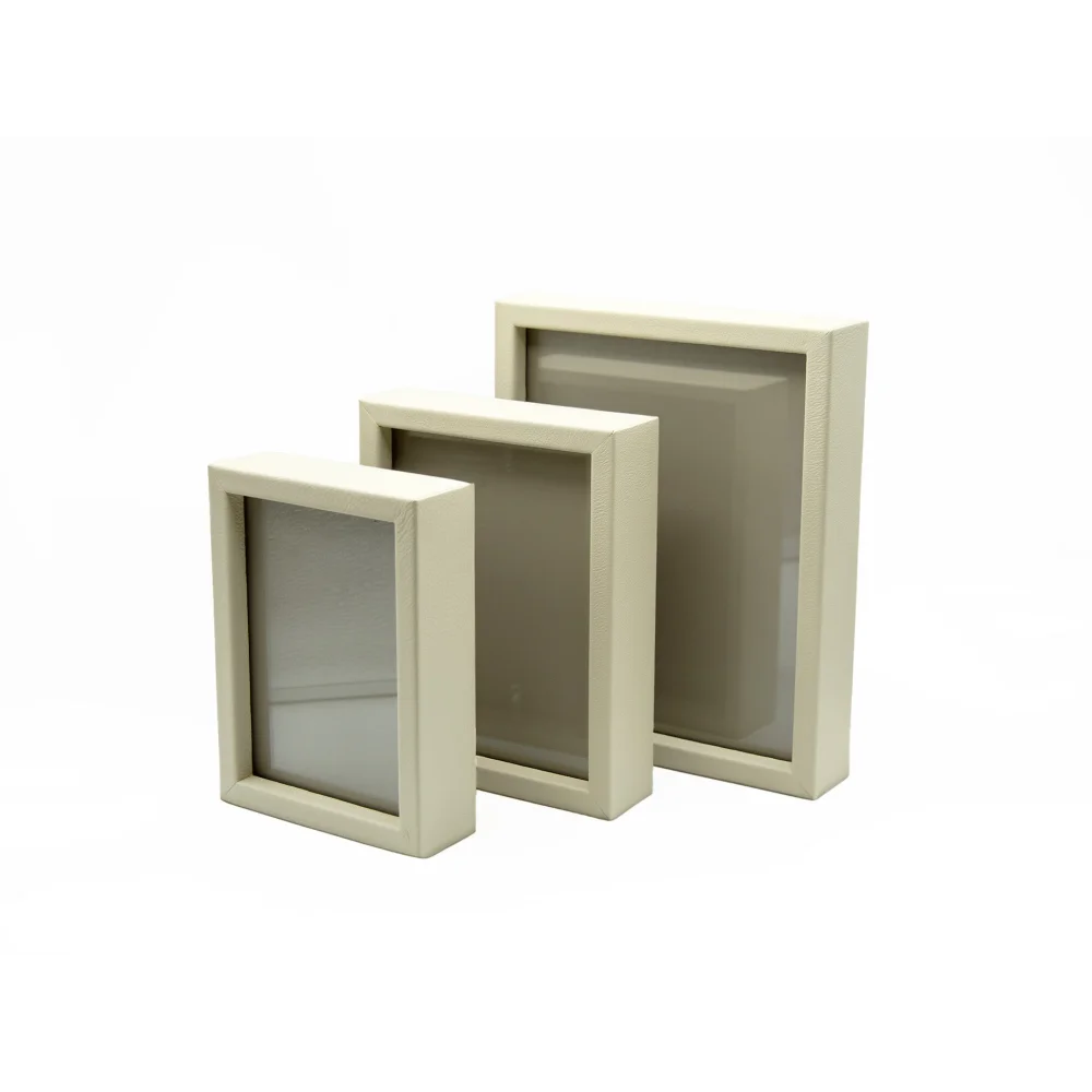 Marco Profundo Delgado - 5 x 7 in / Marfil - Marcos