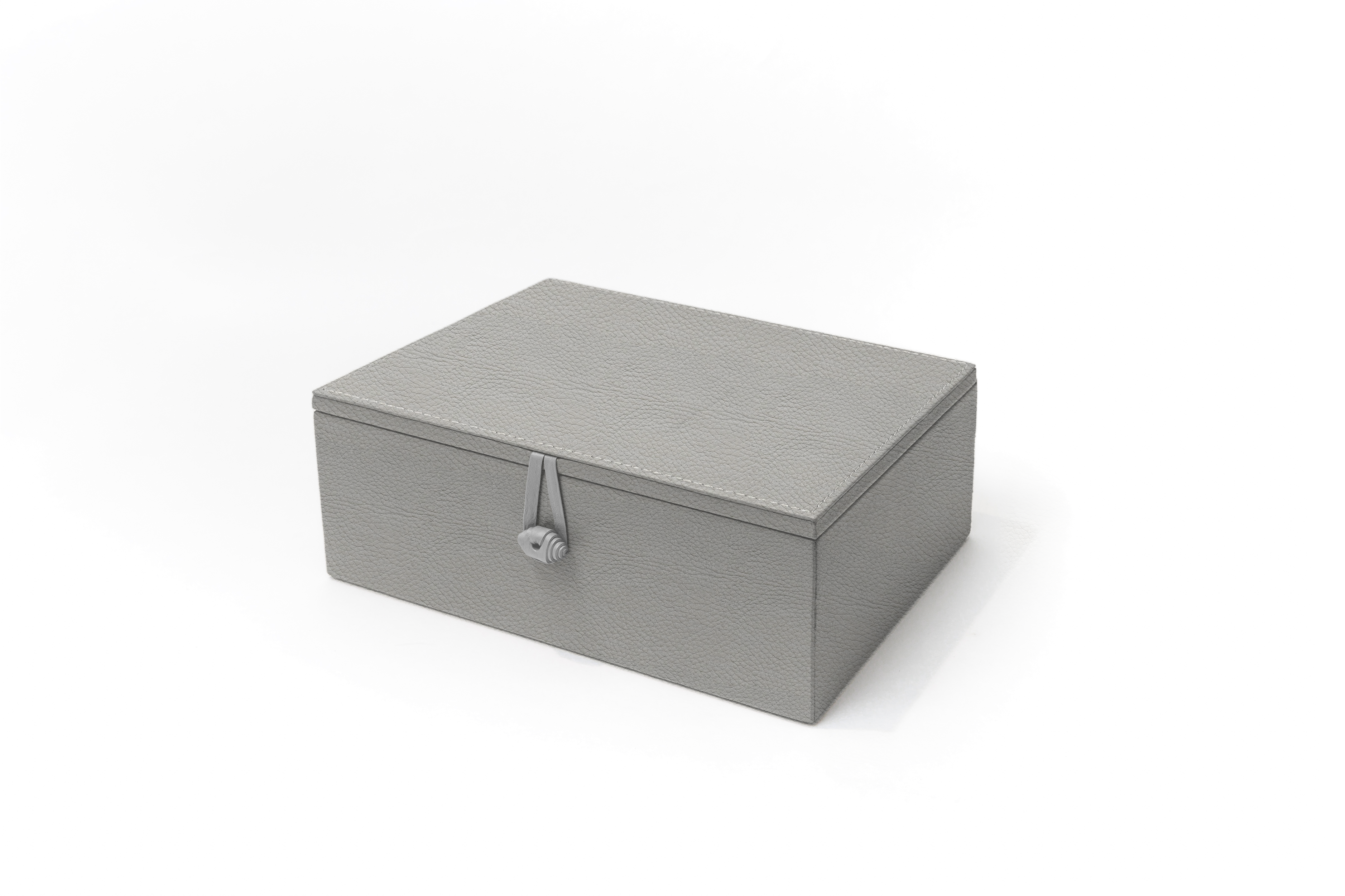 Caja de Té Nudo 6 Div Tapa de Piel o Con Vidrio