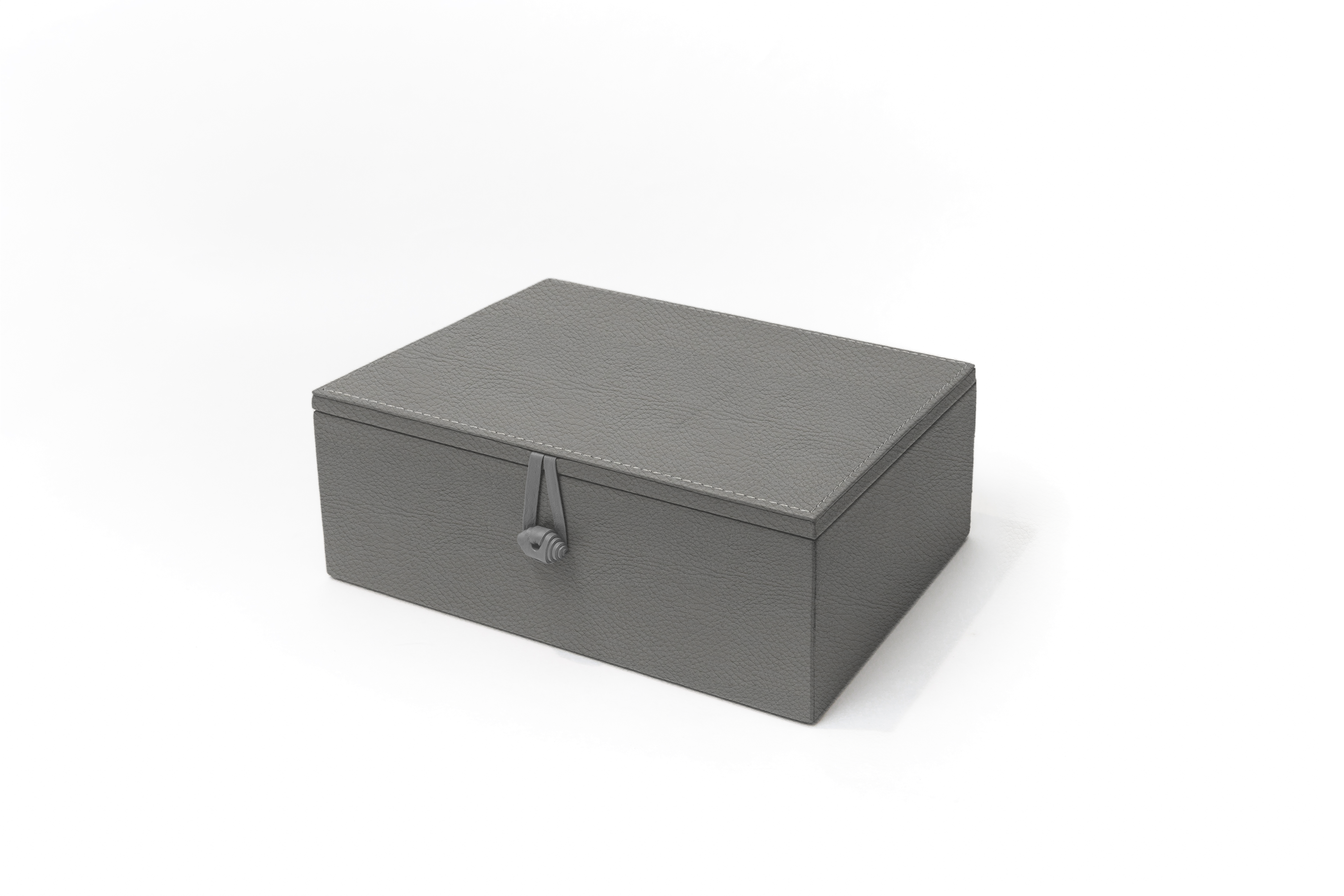 Caja de Té Nudo 6 Div Tapa de Piel o Con Vidrio