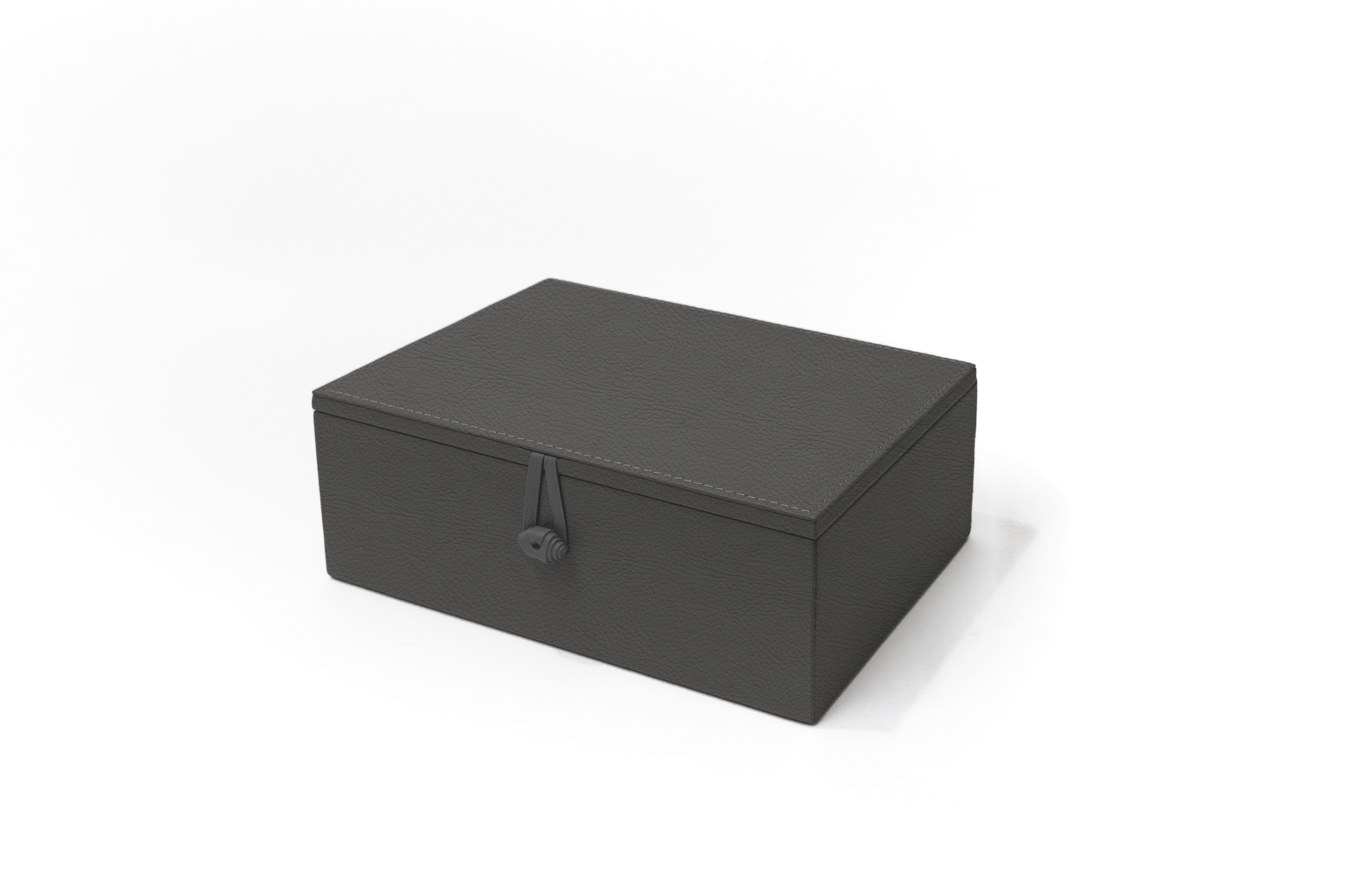 Caja de Té Nudo 6 Div Tapa de Piel o Con Vidrio