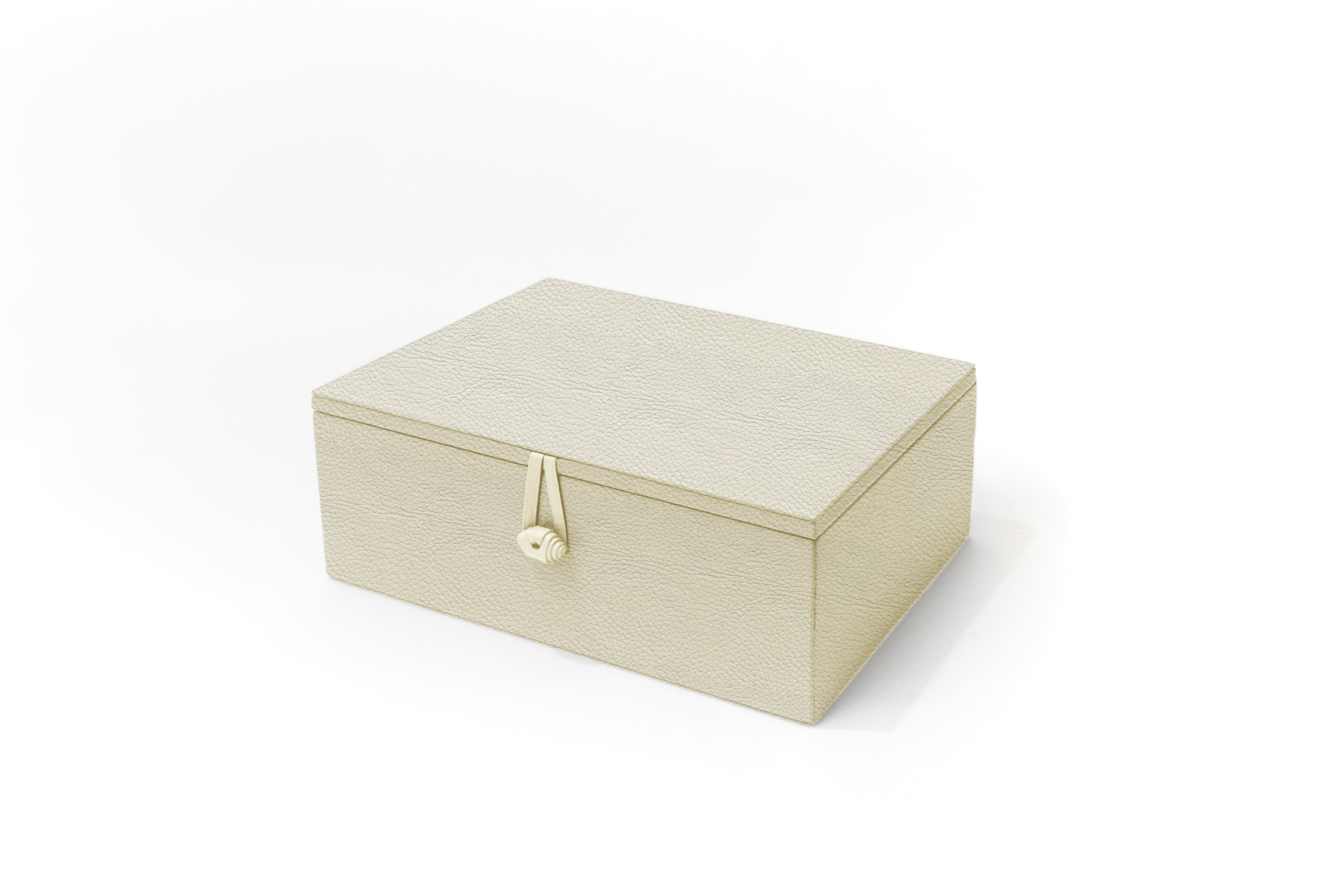 Caja de Té Nudo 6 Div Tapa de Piel o Con Vidrio