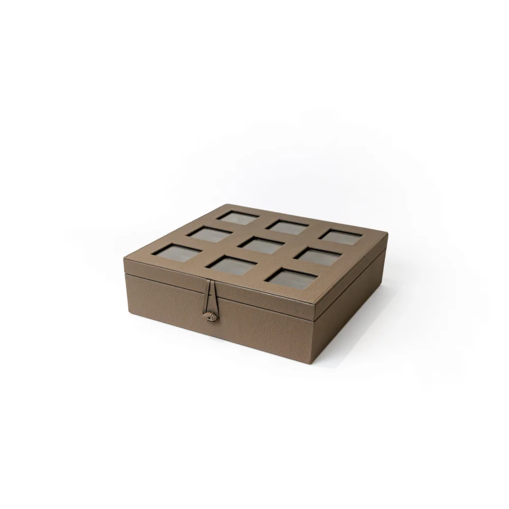 Caja 9 Relojes Taupe Relojes