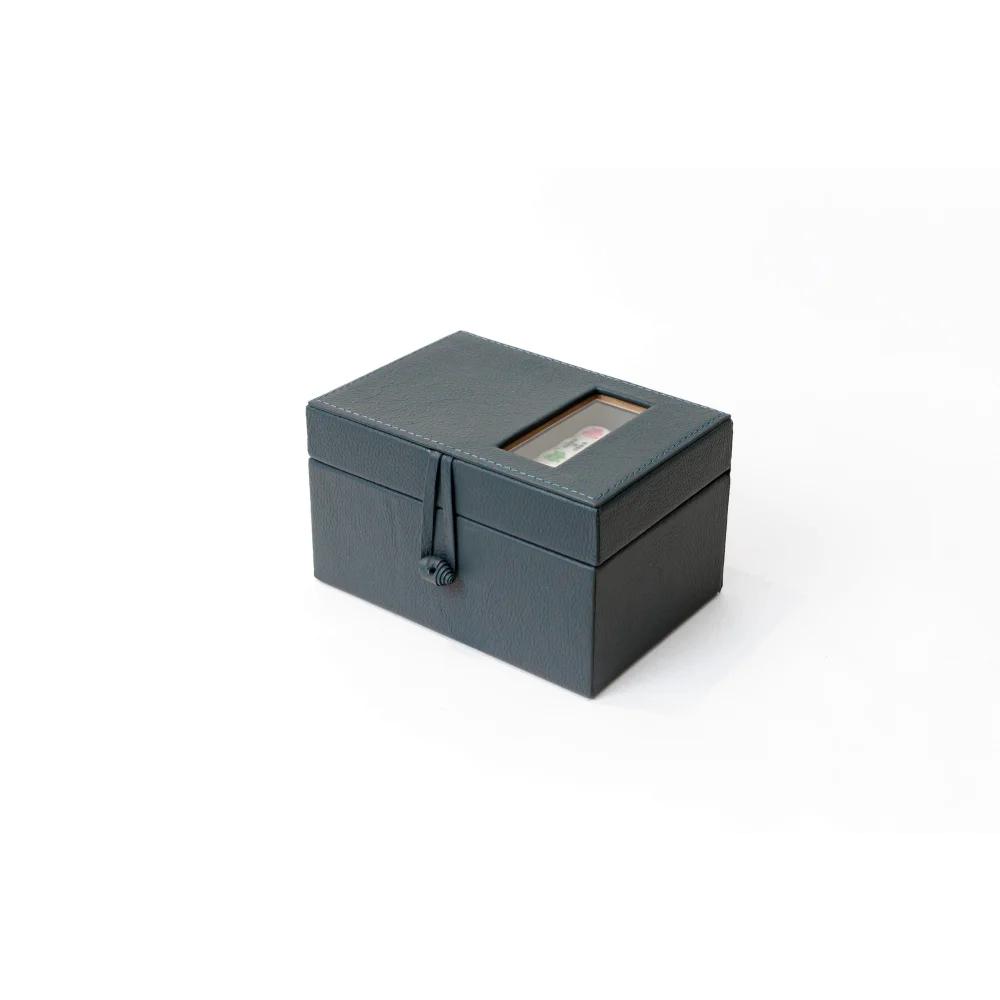 Caja Cubilete y Cartas - Azul Marino - Juegos