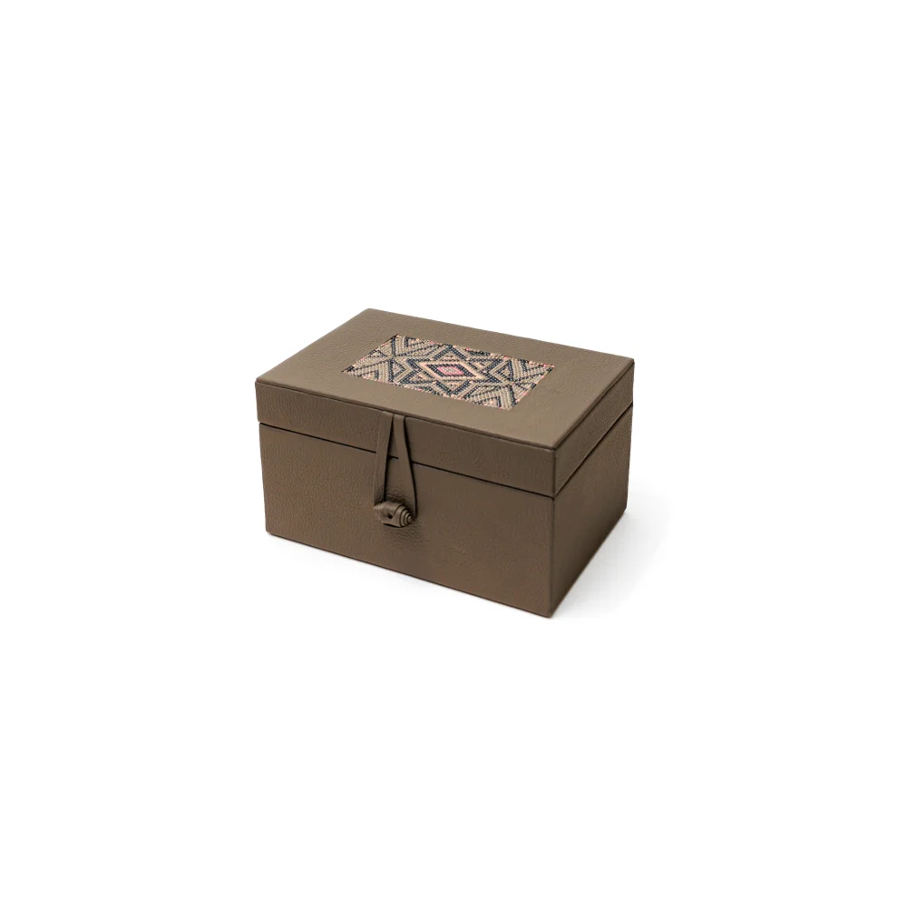 Caja Cubilete y Cartas con Huichol - Huichol / Taupe - Juegos