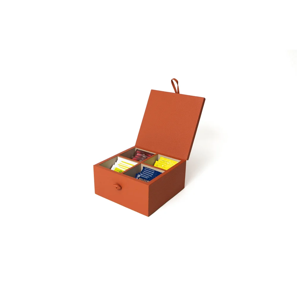 Caja de Té Nudo 4 Div con Huichol - Té