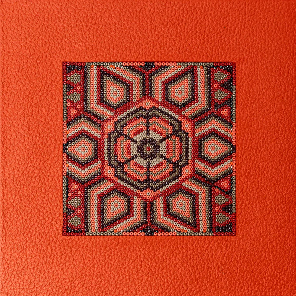 Caja de Té Nudo 9 Div con Huichol Huichol / Orange Té