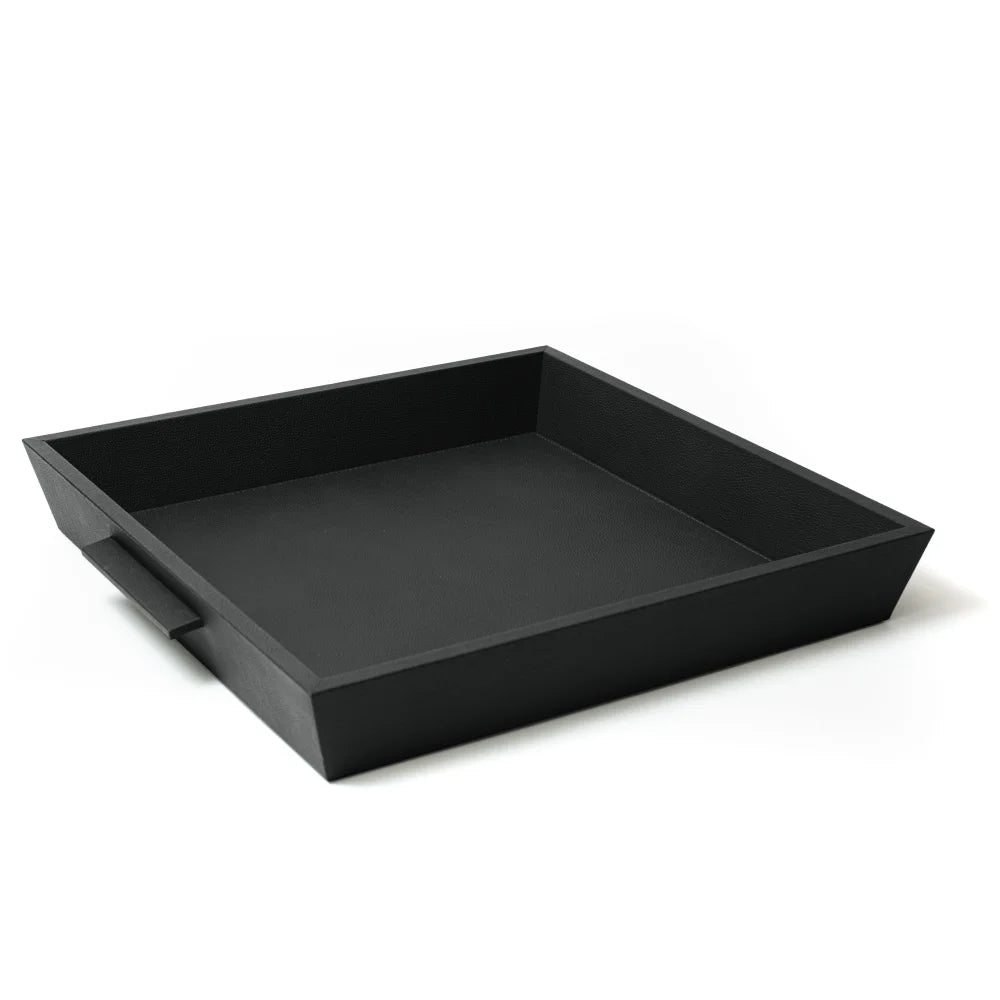 Charola Cuadrada con Asas - Gris Oxford - Charolas