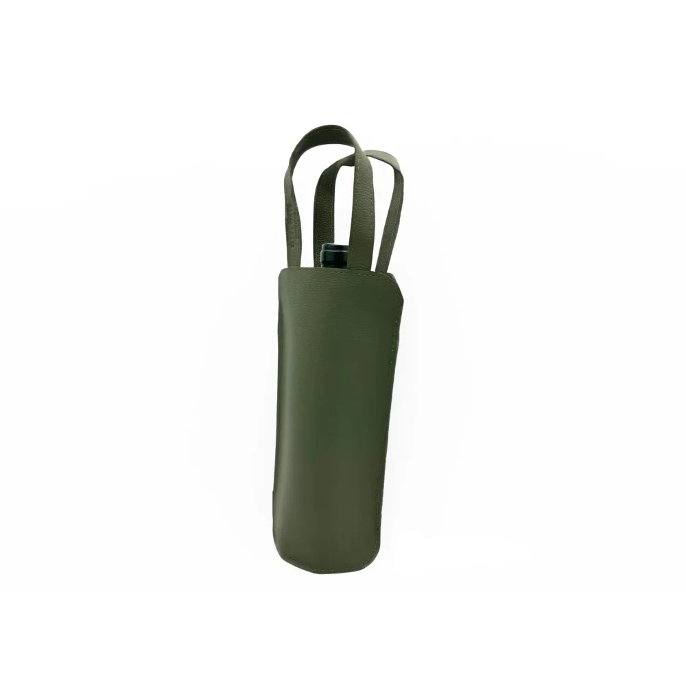 Porta Botellas Sencillo Piel - Vino
